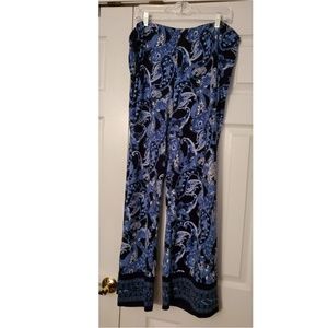Liz Claiborne Stylish Paisley Palazzo Pants